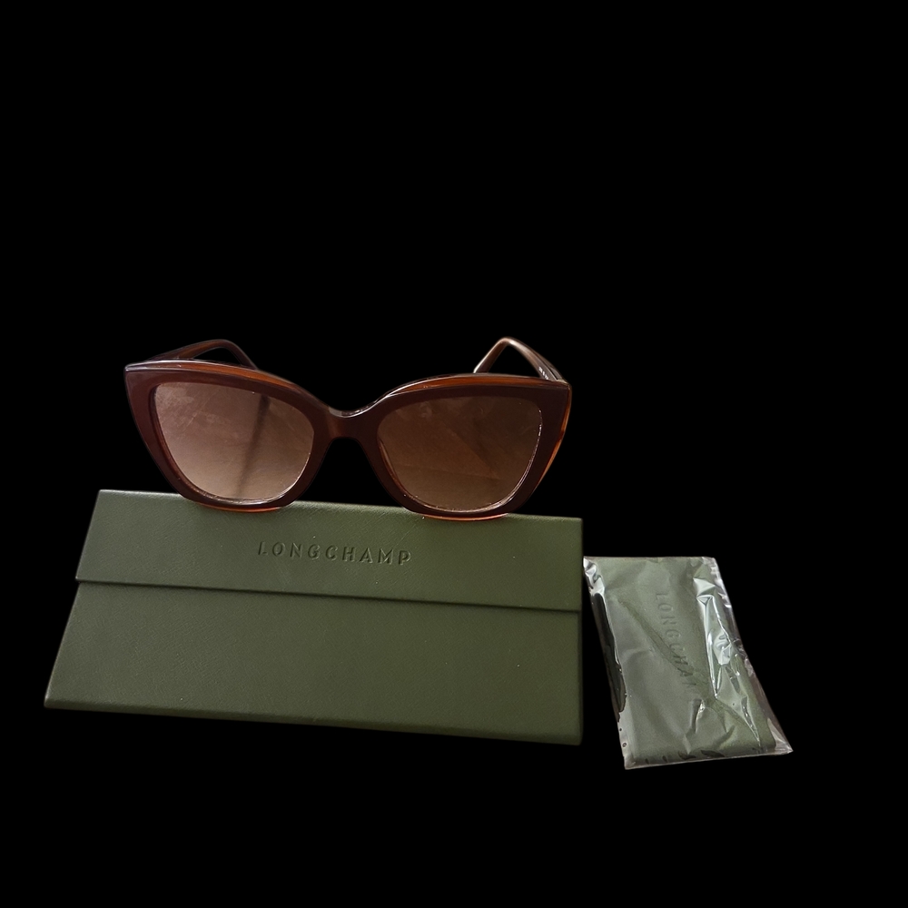 Longchamp Elegant Brown Sunglasses